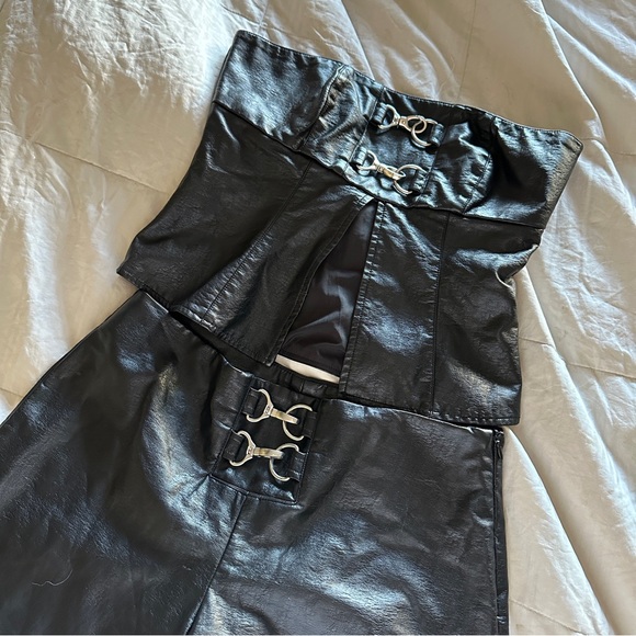 Coachella The Ragged Priest Faux Leather Two Piece Set - Picture 4 of 8